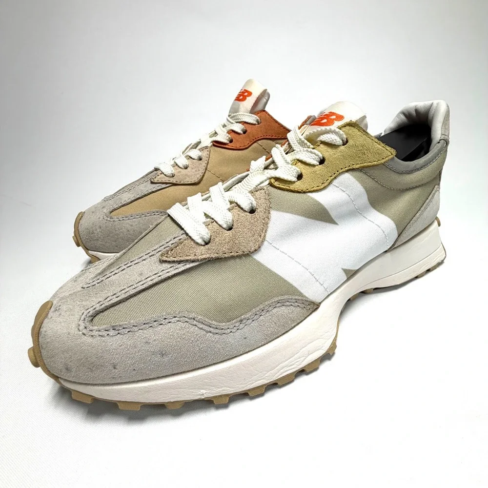 New Balance 327 WS327MS Beige Tan Retro‎ Sneakers Womens 7